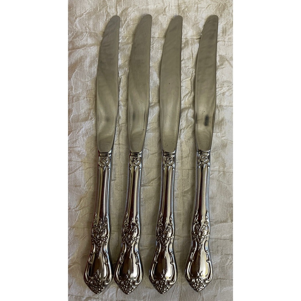 Oneida Stainless Kennett Square Distinction Deluxe HH 4 Dinner Knives